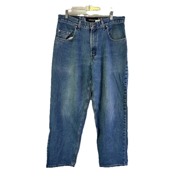Vintage Y2K Levis Silver Tab Baggy Faded Denim Blue Jeans - Picture 1 of 10